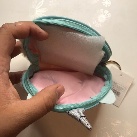 UNICORN Coin Purse Tie Dye Keychain NWT - Picture 4 of 4